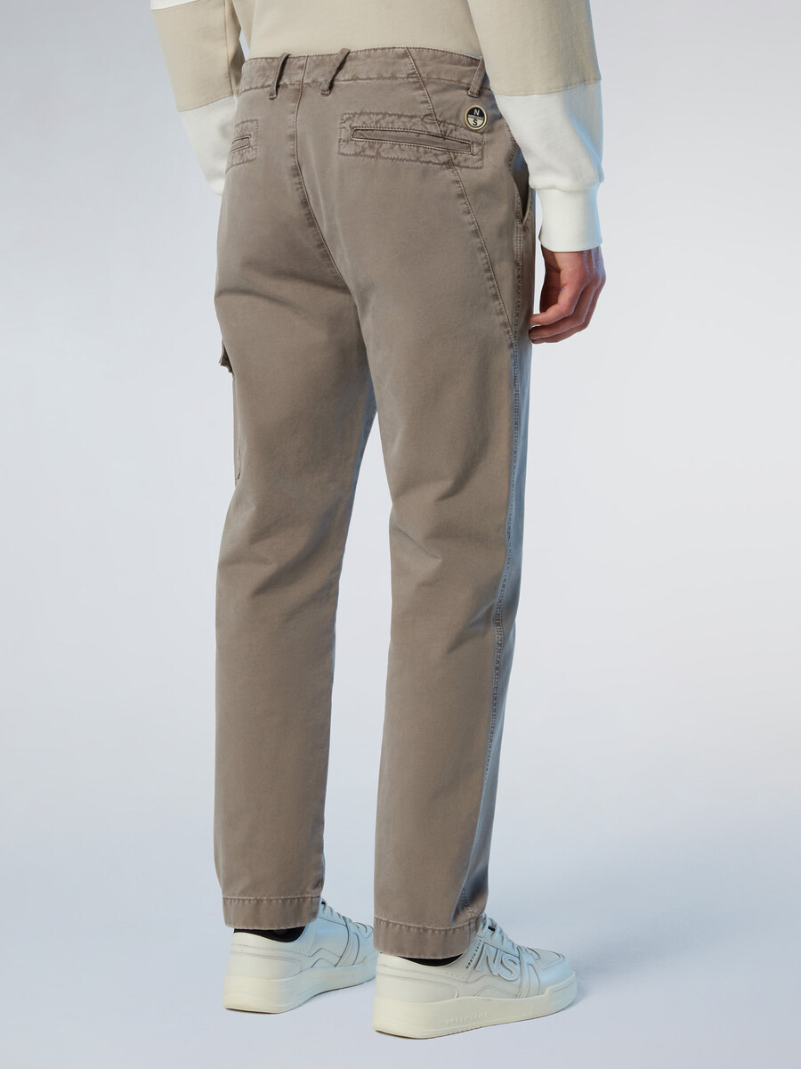 calças cargo de gabardine americanas