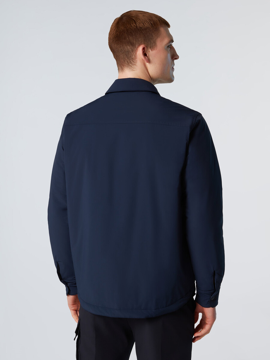 sobretudo acolchoado de nylon black sails