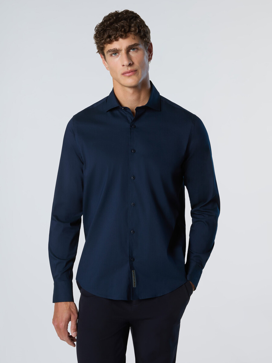 camisa de popeline tecnológica