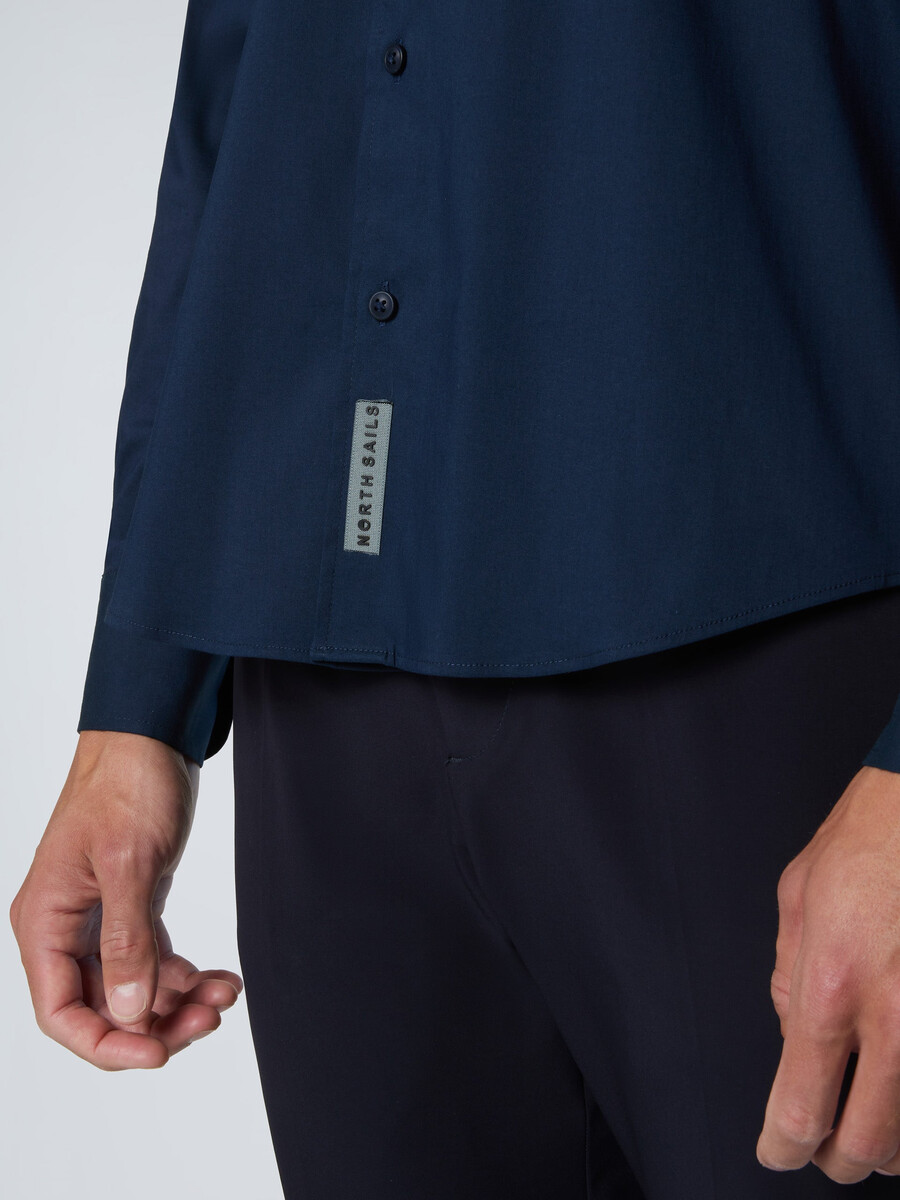 camisa de popeline tecnológica