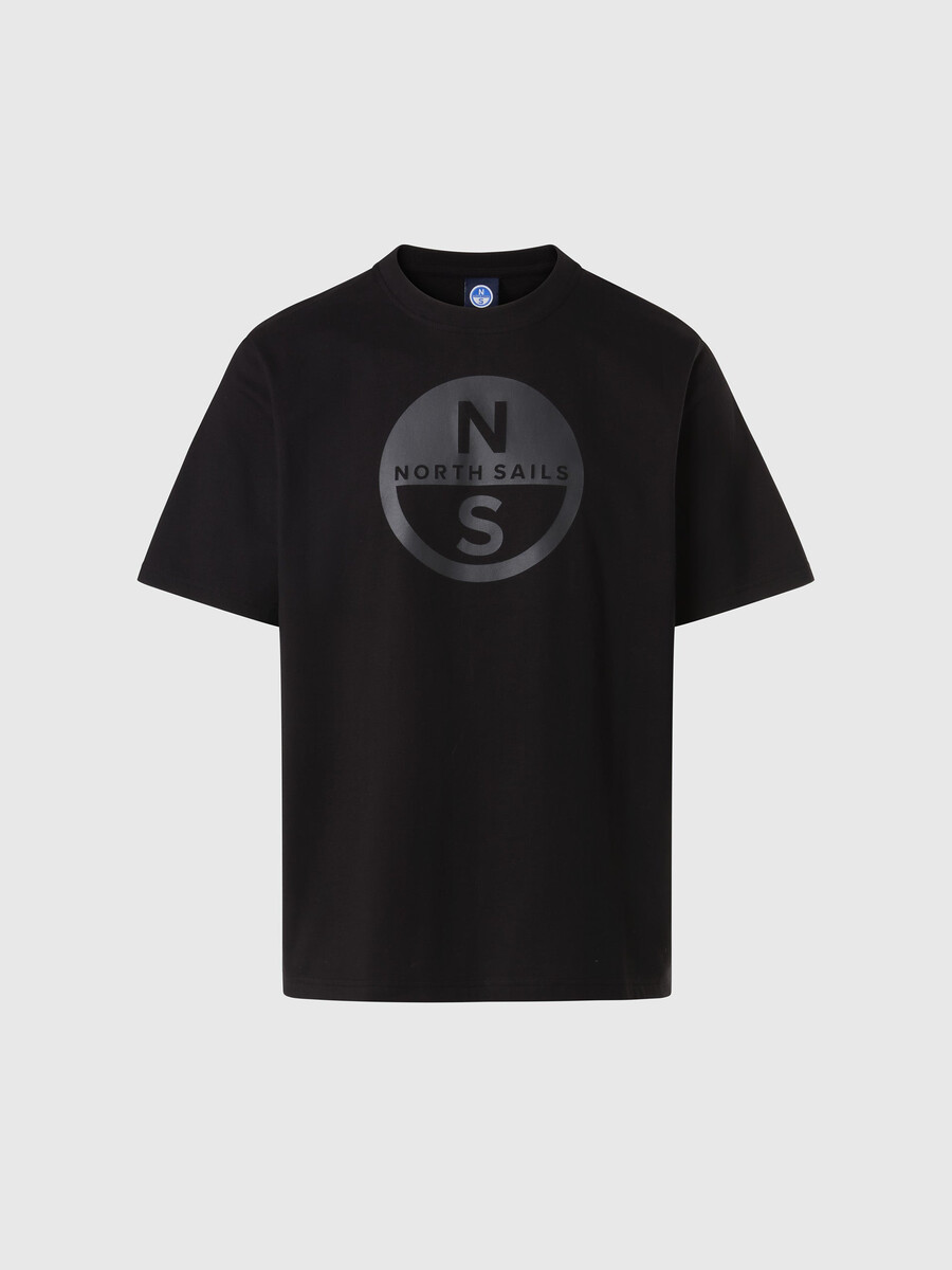 camiseta com estampa maxi